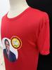 Zambia Poliéster Transpirable Desechable Camiseta Campaña Elecciones Presidenciales Camiseta Electoral Estampado por Sublimación Estampado en Caliente Círculo