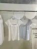 Camisa de Manga Corta con Cuello Peter Pan, Estilo Coreano de Verano para el Trabajo, Encaje Empalmado, Versátil, Efecto Adelgazante y Rejuvenecedor para Mujer W10184