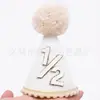 Chapéu de Aniversário de Bebê Fofo Transfronteiriço Verde Claro Chapéu Pontudo de Meio Ano Chapéu de Decoração de Festa de Aniversário Decoração de Local Venda por Atacado