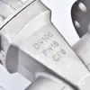 Válvula de Compuerta de Sellado Blando con Brida de Acero Inoxidable 304/316L Z45X-16P Vástago No Ascendente Vástago Ascendente Grifo de Bomberos Válvula de Agua Potable 80