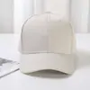 Chapéu Feminino Verão Tendência Estilo Coreano Boné Combina Com Tudo Feminino Cor Sólida Chapéu de Sol para Exterior Esportivo Aba Leve Preto Boné de Beisebol