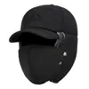 Gorras de Invierno para Hombres de Mediana Edad y Mayores, Gorras de Béisbol Engrosadas, Gorras Casuales Tipo Papá, Gorras Cálidas de Invierno para Mayores con Protección para los Oídos