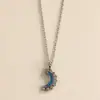 Anillos Abiertos Apilables de Sol y Luna Transfronterizos, Nueva Combinación de Anillos Personalizados Transfronterizos Estilo Europeo y Americano Incrustados con Diamantes