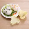 Molde de bolinho de arroz em formato de animal porco urso Mickey moinho de vento molde de sushi ferramentas de cozimento de arroz com alga marinha