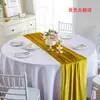Corredor de Mesa de Veludo Atacado Moderno Nórdico Cor Sólida Hotel Casamento Festival Festa Corredor de Mesa de Veludo/Veludo Diamante
