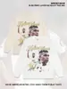 Nueva camiseta retro estilo americano de Mbappé con estampado de firma en fuente dorada, camiseta informal de algodón pesado de manga corta de moda
