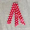 Lenço Longo de Seda com Toque de Luxo, Estreito e Longo, para Envolver Bolsas, Lenço de Seda Artificial Cetim, Fita para Caixa de Presente, Fita Decorativa