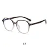 Gafas de Alta Gama Atmosféricas en Stock de Fábrica, Filtro de Luz Azul, Lentes Transparentes, Monturas de Gafas Ultra Ligeras de Tr90