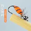 Señuelo de anzuelo para pesca de micro-pesca de Griffith, Cebo de imitación de insectos para peces blancos, Peces de boca de caballo y Peces de boca superior