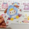 Sanrio Cabeça de Cartão com Formato Especial Embalagem para Assar Material de Embalagem Cabeça de Cartão Joias para Fãs de Estrelas Cartão Fofo