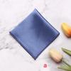 Cor Sólida Estilo Britânico Poliéster Gossy Lenço de Bolso Terno Masculino Banquete Fotografia de Casamento Vestido Formal Lenço Quadrado de Peito