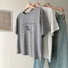 2026 Estilo Nuevo Único y Hermoso Camiseta de Manga Corta de Algodón Puro para Chicas Gorditas, Moda de Verano para Mujeres Tallas Grandes, Top Chic que Reduce la Edad