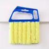 Cepillo limpiador de cortinas de chapa portátil colector de polvo para aire acondicionado colector de polvo para persianas de microfibra cepillo de ventilación eliminación de polvo