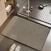 Alfombrilla de Piso para Baño con Patrón de Piña Simple Transfronteriza, Absorbente de Agua, Felpudo Antideslizante para Inodoro, Entrada de Baño, Lavabo, Resistente a la Suciedad