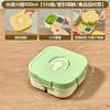 ¡Guau! Lonchera de Frutas Personalizada para Camping, Contenedor de Alimentos Compartimentado, Caja Sellada de Conservación para Refrigerador Doméstico, Caja de Almacenamiento