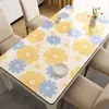 Mantel Individual de Mesa de Comedor Simple Floral Impermeable a Prueba de Aceite Resistente al Calor Lavable Mantel Nuevo Modelo 2025 Protector de Superficie de Mesa de Café
