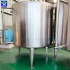 Tanque comercial grande, médio e pequeno de aço inoxidável, aquecimento de camada dupla, isolamento térmico, tanque de aço branco, indústria de laticínios e vinho, tanque de armazenamento 304