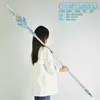 Arma de desenho animado periférico Arma do Rei Grande arma de borracha modelo de arma adereços feitos à mão decoração de brinquedo PU 180cm plástico