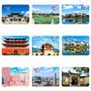 Ímã de Geladeira de Vidro Cenário de Jianshui Arco da Cidade Antiga de Jianshui Imagem de Arquitetura Antiga Texto Lembrança Criativa Ímã Presente para Casa