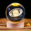 En Stock Al Por Mayor Bola de Cristal Luz Nocturna Ambiental 520 Regalo para Pareja Decoración Exclusiva Transfronteriza Adorno de Cristal de Escritorio