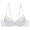 Conjunto de sujetador de encaje sexy transfronterizo europeo y americano para pechos pequeños para que parezcan más grandes, con efecto push-up, talla grande y soporte lateral para el pecho