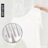 Cabide Doméstico Sem Costura de Ombro Largo Ângulo de Ombro Antiderrapante Secador de Roupas de Plástico Não Empencha Deforma Suporte Cabide para Secar Roupas