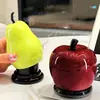 Porta Palillos Estilo Manzana Pera Nuevo, Caja Doméstica para Bastoncillos de Algodón, Alto Valor Estético, Caja Linda y Creativa para Hilo Dental, Creatividad para Almacenamiento de Palillos de Dientes