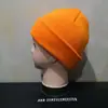 Chapéu de tricô liso masculino e feminino chapéu da moda Harajuku boné fluorescente outono e inverno chapéu de lã cor de doce atacado de fábrica