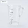 Jarra medidora de plástico acrílico 500ml con escala PC engrosado 3000ml resistente a altas temperaturas té con leche cocina horneado taza medidora