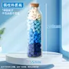 Botella de Vidrio de Origami Estrella Brillante para Manualidades DIY Infantiles, Botella Estrella de Cinco Puntas Diamante Brillante de Alta Calidad