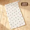 Toalla pequeña de gasa de algodón puro de alta densidad de 6 capas, 25 x 50 cm, suave y cuadrada, para bebés y niños.