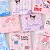 Papel de Lenço Facial Impresso Sanrio Genuíno Autorizado Bolsa Pequena Portátil Hello Kitty Guardanapo para Estudantes para a Escola