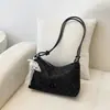 Bolsa de Mão Nova, Estilosa e Única para a Primavera de 2026, Bolsa de Ombro Casual da Moda, Bolsinha de Braço com Renda e Pérolas para Mulheres
