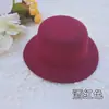 ChapéuLolita de Camurça Feito à Mão Estilo Lolita Britânico com Topo Arredondado Peça Única Chapéu Ye Luoli Moda