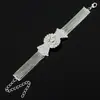 Accesorios de Boda Estilo Coreano Pulsera de Novia Joyería Pulsera de Cadena de Garra de Pedrería Joyería para Manos Fabricante Mayorista B185