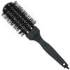 Peine de tubo de aluminio negro con cerdas de cerdo, peine cilíndrico de cerámica de aire, peine para peinar cabello rizado de alta temperatura, con explosiones transfronterizas