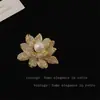 Broche de Diamantes Completo, Lujo Ligero, Flor Vintage, Mariposa y Espiga de Trigo, Broche de Alta Calidad, Broche de Nicho de Gama Alta