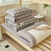 Juego de Tres Piezas de Algodón Puro para Cama de Dormitorio de Estudiante Universitario Verano 2025 Nuevo Funda de Edredón Sábanas y Sábanas Ajustables