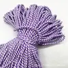 Em Estoque 5mm Poliéster Colorido Padrão de Bolinhas Cordão Trançado DIY Alça de Bolsa Feita à Mão Corda de Guarda-chuva Chaveiro Corrente de Celular