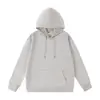 Sudadera con capucha y pantalón de chándal de rizo grueso de peso pesado 350G, color liso, para hombre. Sudadera con capucha retro americana de moda en tonos tierra para mujer.