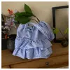 Bolso de Lona Estilo Universitario para Chicas Bolso Tote de Hombro Nuevo de Moda 2025 Estilo Coreano Bolsa de Encaje de Gran Capacidad