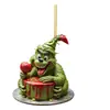 Navidad Transfronteriza Pastel Creativo Serie Grinch Colgantes Decoraciones para Árbol de Navidad Colgantes Acrílicos