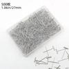 Nueva aguja para pelucas de 27 mm, aguja en forma de T, 500 piezas en caja, molde para extensiones de cabello de peluca, aguja de posicionamiento fija, venta al por mayor de fábrica