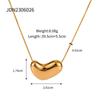 Colar com corrente de osso de cobra de aço titânio estilo hip hop, corrente de clavícula feminina, colar com pingente de corrente de osso de cobra de aço inoxidável banhado a ouro 18k
