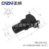 Zhengcheng M8Smd Conector Smd 3 4D5B6 Núcleo Socket de 8 Pines Conector Hembra de Reflujo Tipo de Interfaz de Plástico