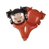 Globo de Dibujos Animados Nata Palo de Mano Cabeza de Globo Palo Largo Clip Globo de Aluminio Set de Fiesta Globo de Dibujos Animados Decoración Día del Niño