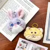 Colgante de Muñeca de Peluche Linda Ins Llavero Corazón de Niña Colgante Pequeño Regalo Mochila Colgante Decorativo DIY Muñeca