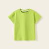 Camiseta infantil de algodão com manga curta em cores de doce para meninos e meninas nova camiseta de verão com manga curta jaqueta estilo western uma geração de cabelo