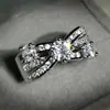 Anillo Fiesta de Flores Transfronterizo Europeo y Americano Más Vendido Chapado en Oro Real Anillo de Zirconia 5A para Fiesta de Bodas de Mujeres