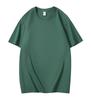 Camiseta de cuello redondo de algodón puro de 200 g, edición cómoda, logotipo de la marca, para estudiantes, ocio, turismo, empresas de catering, ropa de clase.